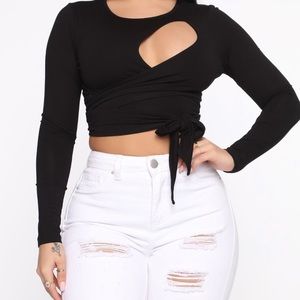 Cut out cross top